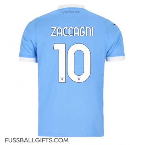 Lazio Mattia Zaccagni #10 Fußballbekleidung Heimtrikot 2025-26 Kurzarm